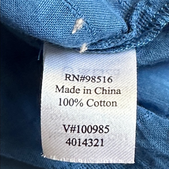 Coldwater Creek Sheer Blue Button-Front Women's Shirt - Lightweight Layering Top - Picture 13 of 17